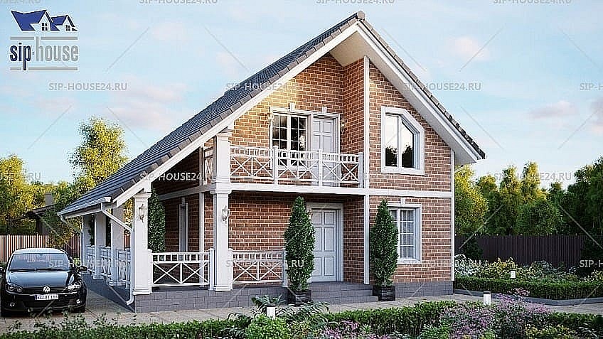 Дом из СИП-панелей SIP 18 - 149 м² в Красноярске - проекты от СК «СИП-хаус»