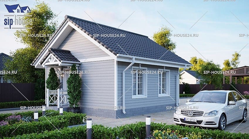Купить проект дома из СИП-панелей 22-3 в Красноярске - от «СИП-хаус»