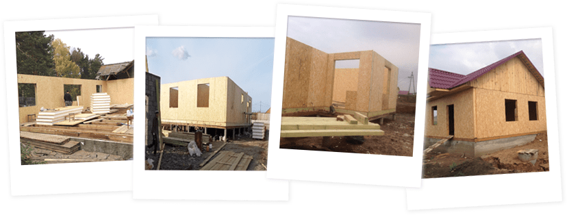 Строительство дома из СИП-панелей пошагово